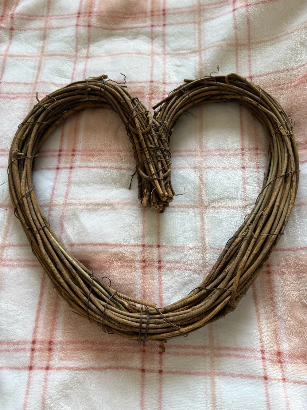 Brown Grapevine Heart Wreaths - Set of 2